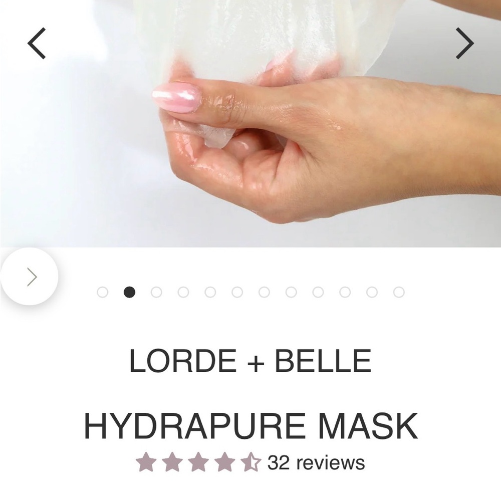 HydraPure Mask - White - Picture 2 of 11